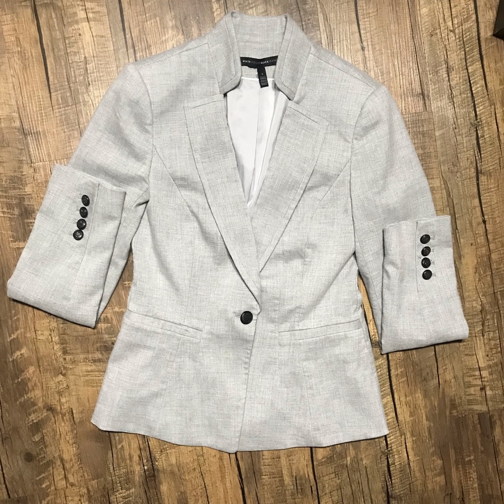 Gray Blazer from White House Black Market